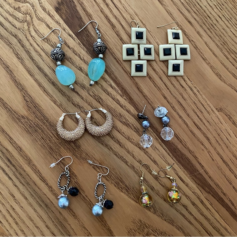 Premier and Ann Taylor Set of 6 Earrings